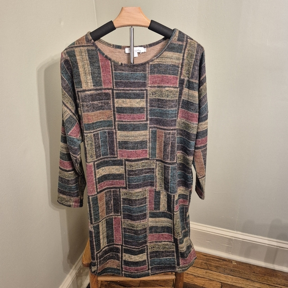 Multicolor Geometric Patterned Dress/Tunic - Picture 1 of 8